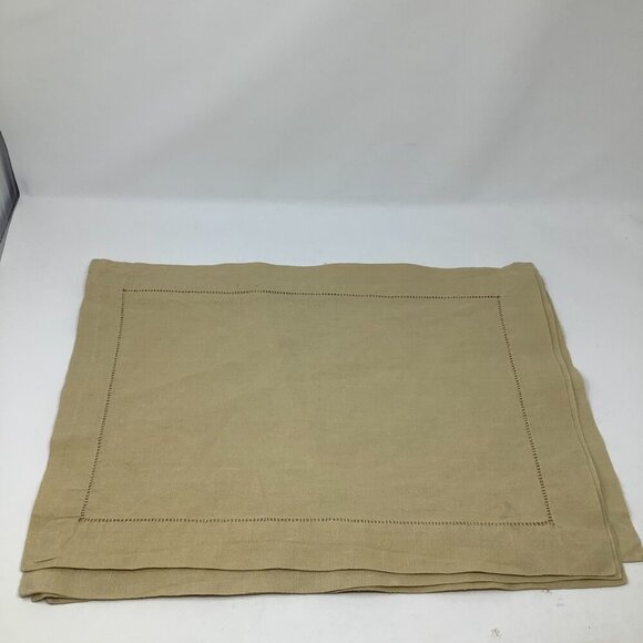 Sferra set of 4 linen Festival placemats beige 18.5 in. x 14 in. neutral - Picture 2 of 7